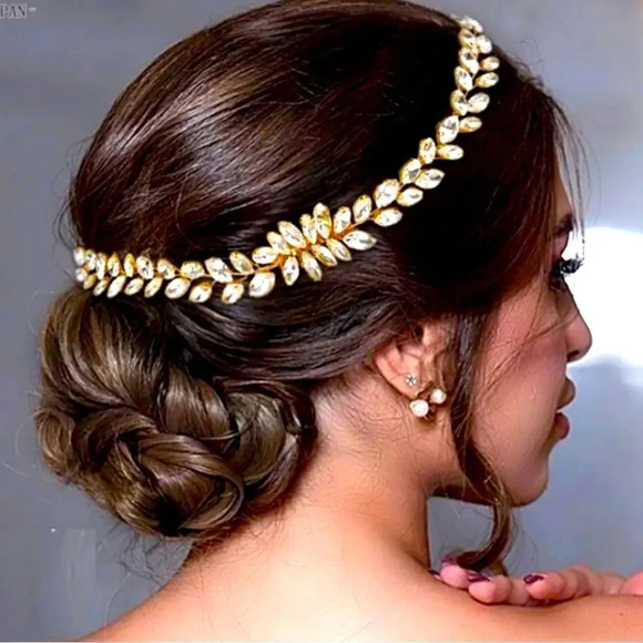 Luxury Bridal Crystal Hair Piece Comb - Picture 1 of 10